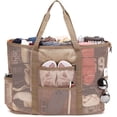 thumbnail image 1 of Mesh Beach Tote - Extra Large Beach Bag with 11 Pockets Foldable Tote Bag Women Oversized Pool Bag Travel Essentials, 1 of 7