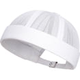 thumbnail image 1 of vlrwzc Mesh Beanie Cap Breathable Brimless Sailor Hat Summer Beanie Cap Adjustable Rolled Cuff Cap Retro Skull Caps Hip-Hop Cap, 1 of 7
