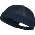 thumbnail image 1 of vlrwzc vlrwzc Pro Mesh Breathable Brimless Adjustable Rolled Cuff Polyester Casual Cap, Blue, 21.65-23.62inch, 1 Count, 1 of 7