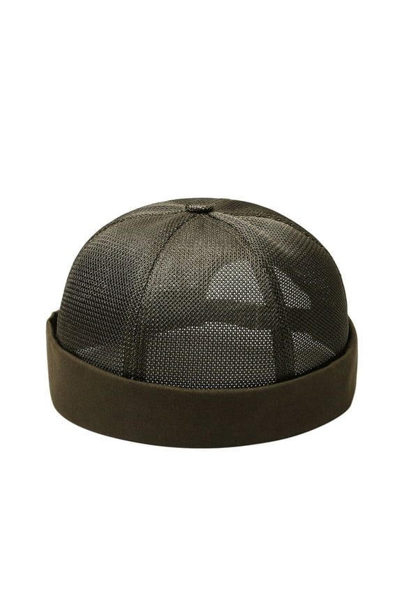 Mesh Beanie Cap,Quick Drying Sport Hat,Adjustable Outdoor Cap,Solid Color Mesh Beanie Cap Lightweight Quick Drying Breathable Design Adjustable Casual Headwear Outdoor Sport Cap for Running Travel