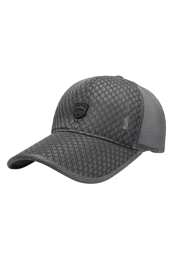 Mesh Breathable Long Brim Peaked men's baseball caps, Outdoor Sun Hat