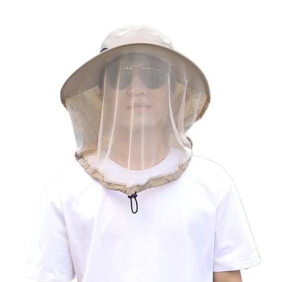 Mesh Bucket Hat Anti-mosquito Summer Face Mask Lot R2