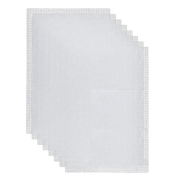 Mesh Canvas Sheets for Embroidery, Fursuit Eye Mesh, White Needlepoint Mesh Canvas for Crafts DIY, Knit Crochet Projects
