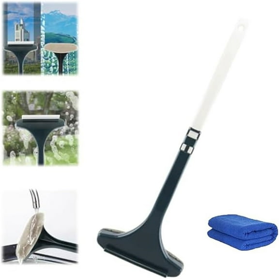 Mesh Cleaner Brush 2 in 1 Window Screen Cleaning Tool ABS Flannel Dual Sided Scraper Ergonomic Handle Efficient Home Multi Purpose for Vent Keyboard Dust Dirt Removal