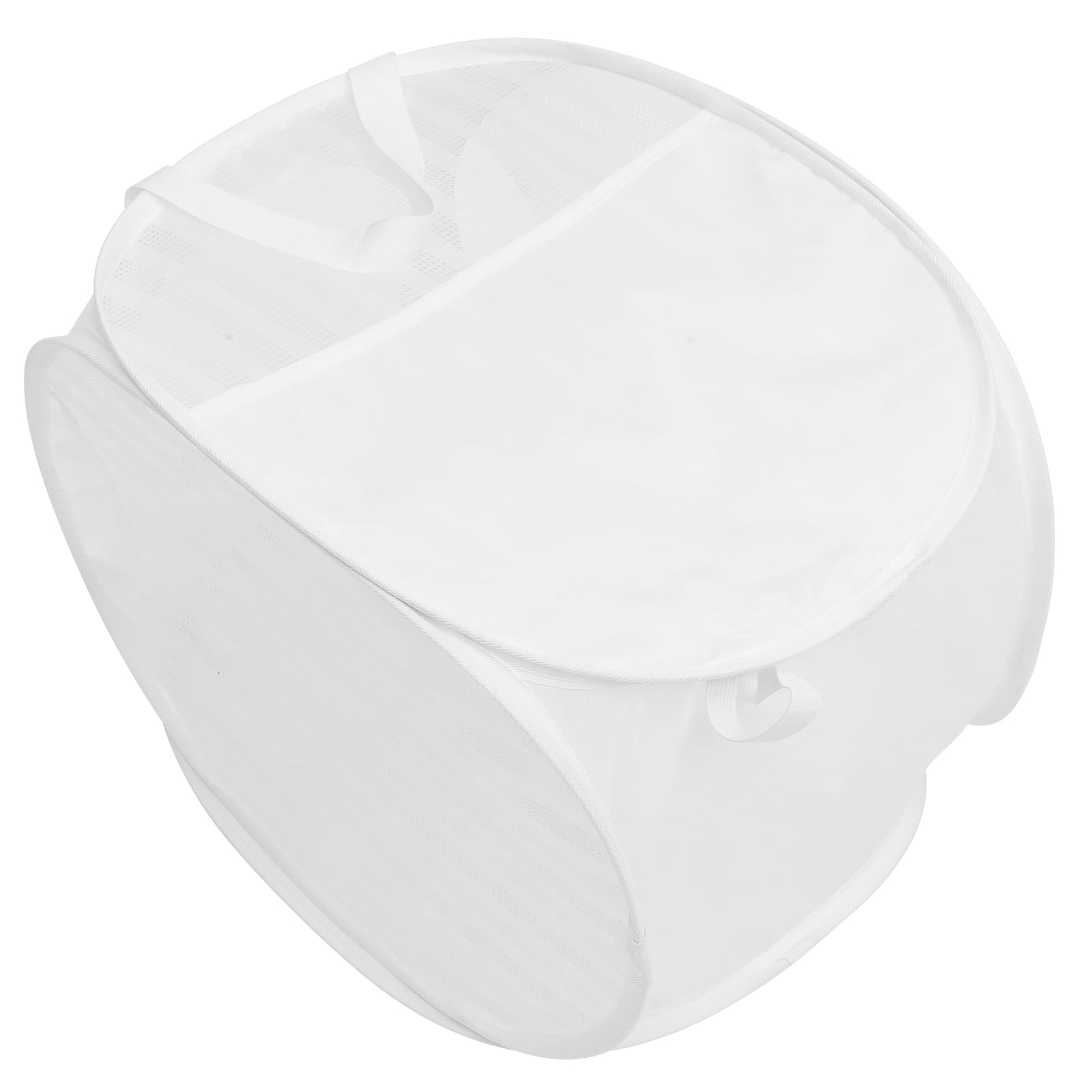 Mesh Clothes Hamper Child Small Container Polyester Laundry Basket Bags