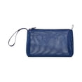 thumbnail image 1 of Mesh Cosmetic Bag Handheld Travel Organizer,Breathable Quick-Dry Nylon Makeup Pouch,Lightweight Portable Storage Solution for Beach Vacation Outdoor Trip and Daily Use Navy, 1 of 4