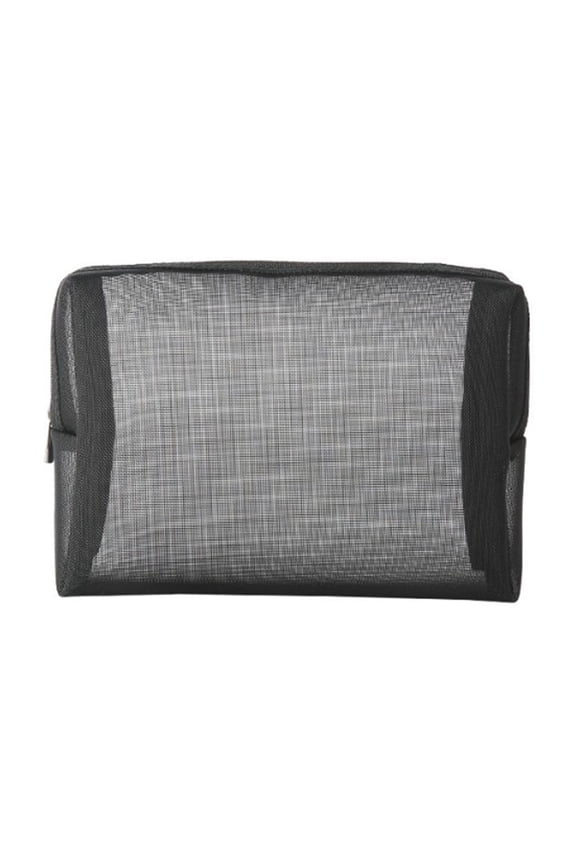 Mesh Cosmetic Bag Portable Makeup Pouch Travel Toiletry Bag Travel Organizing Zipper Pouch Toiletries Makeup Pouches Purse Bag for Travel Daily Toiletries Accessories