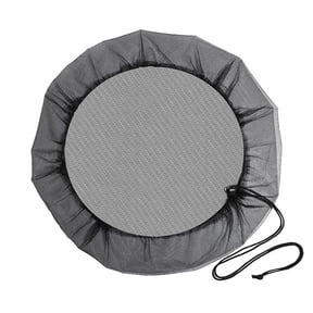 Mesh Cover for Rain Barrels,Rain Barrel Netting with Drawstring,Outdoor Water Collection Bucket Protector Screen,Keep Leaves & Bugs Out,Durable Tear-Resistant Water Collection Bucket Protector