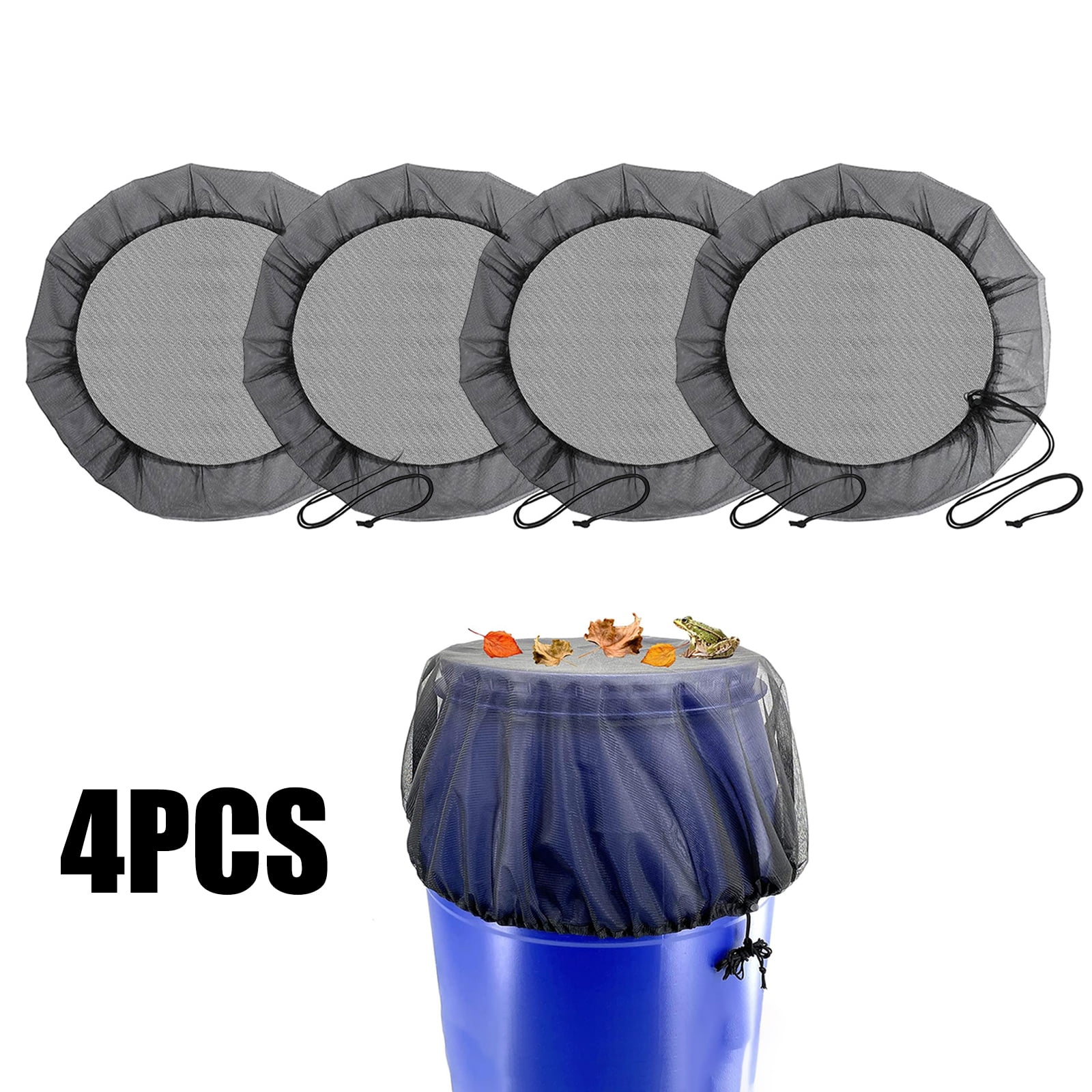 Mesh Cover for Rain Barrels, Rainwater Collector Tank Net Cover