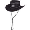 thumbnail image 1 of Mesh Covered Soaker Safari Hat - S - Black, 1 of 2