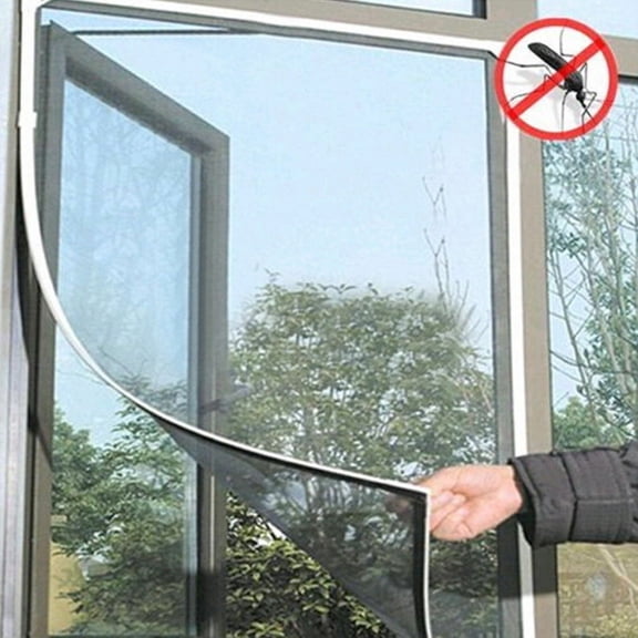 Mesh Curtain Fly Door Net Window Screen for Patio Garden Barrier for Indoor Outdoor Use