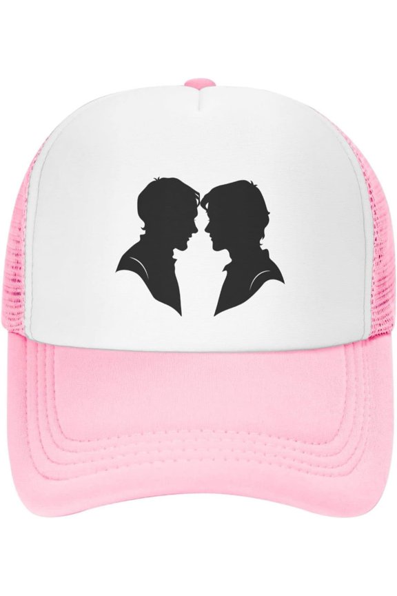 Mesh Dad Hat Adjustable Washed Gay LGBT Couple Love Baseball Dad Cap Funny Distressed Ball Trucker Cap for Women Men