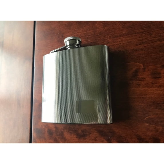 Mesh Design flask, 6 Oz, Stainless Steel, Pocket Size (1006YBX)