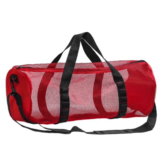 Mesh Diving Duffels Bag Diving Foldable Large Beach Bag Hand Bag with Zippers