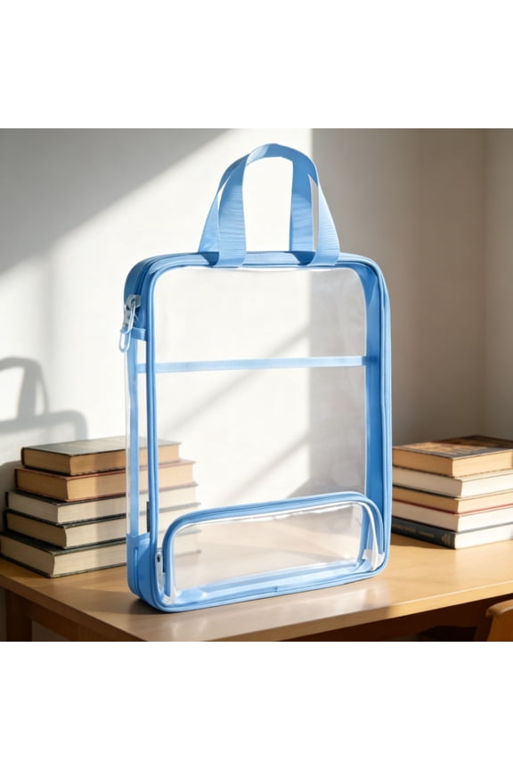 Mesh Document Organizer | Zippered File Folder for School Papers | A5 Tote Bag with Subject Pockets | Student Test & Homework Storage | Large Capacity Kids Book Bag for Home & Class