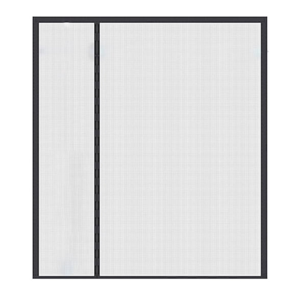 Mesh Door Screen Double Sided Magnetic Closure, Left and Right Opening Bug Net for Patio Door Entryway 74x80Inch