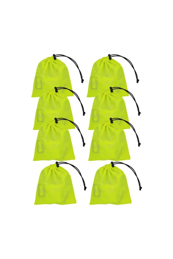 Mesh Drawstring Bag with Clips, Nylon Drawstring Bags Pocket Foldable Beach Bag with Cord Lock for Swimming Collecting Toys Laundry Sports Gym Beach Travel