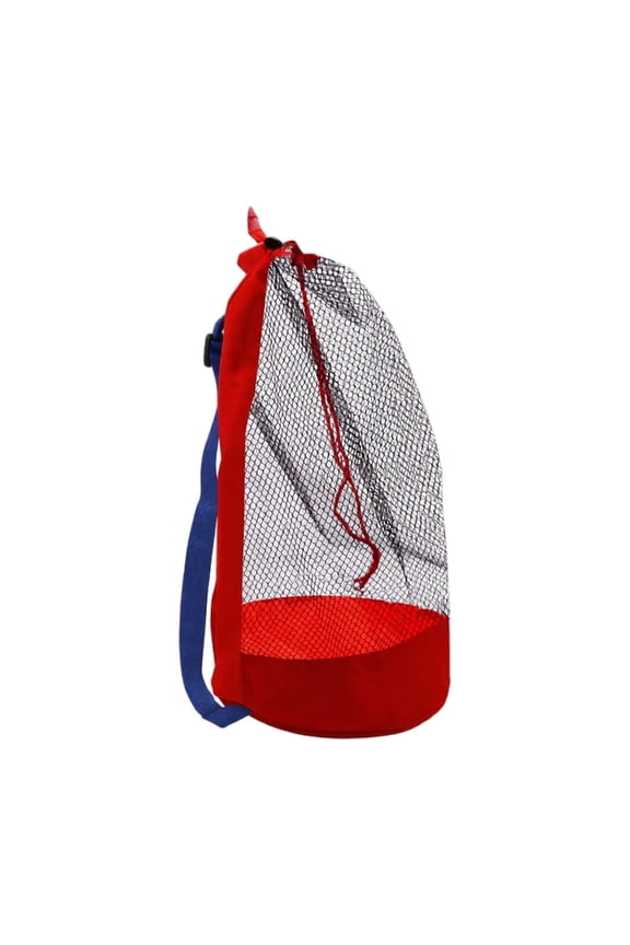 Mesh Drawstring Beach Backpack – Large Capacity Swim Bag for Swimmers, Portable Beach Bag Storage Tote, Sand-Proof Breathable Mesh Backpack for Pool Gym
