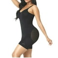 thumbnail image 1 of Mesh Exposed Bottom Women's Full Body Shaper Low Back Hourglass Curve Slimming Shapewear, 1 of 5