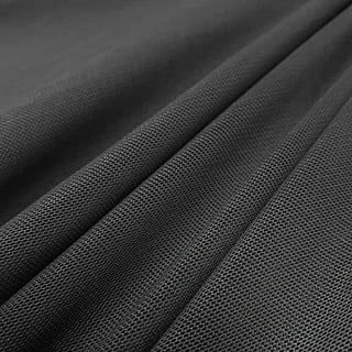 FabricLA Nylon Spandex Performance Power Mesh Fabric | Black