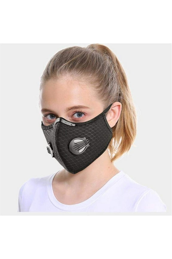 Mesh Face Mask with Activated Carbon Filters - Quick Shipping from USA. Buy 3 Get 2 Free