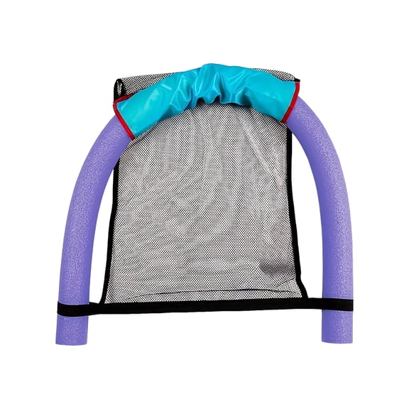 Mesh Floating Pool Chair Noodle Slings, Pool Noodle Floating Chair for Adults Kids, Pool Noodle with Sling, Pool Floaties Lounger, U-seat Fabric Covered Pool Float, Portable Pool Sling Floats Chair