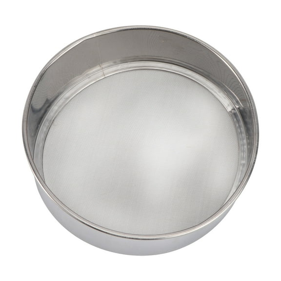 Mesh Flour Sieve Stainless Steel Fine Flour Sifter Round for Baking Sugar Net Kitchen Tool