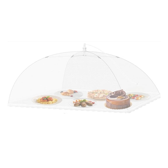 Mesh Food Covers for Outside - Pack Upgraded Extra Large & Large Food Tent Cover Outdoors Party Collapsible Picnic Nets Umbrella Mesh Screen Pop Up Food Dome