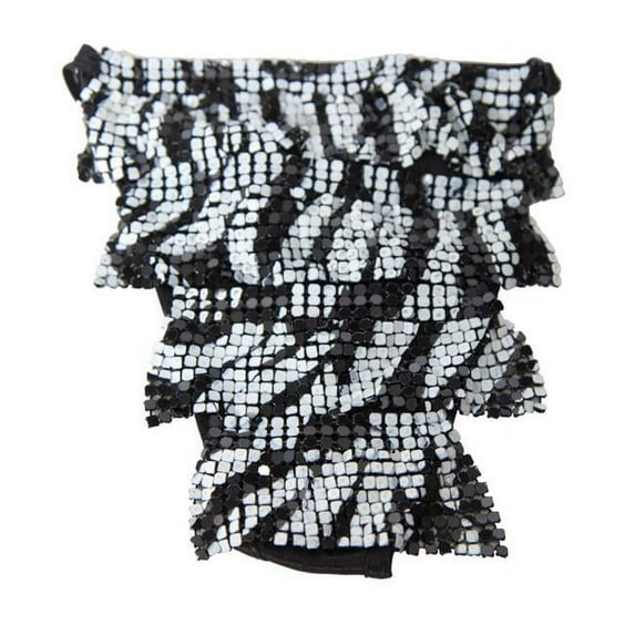 Mesh G-String, Zebra