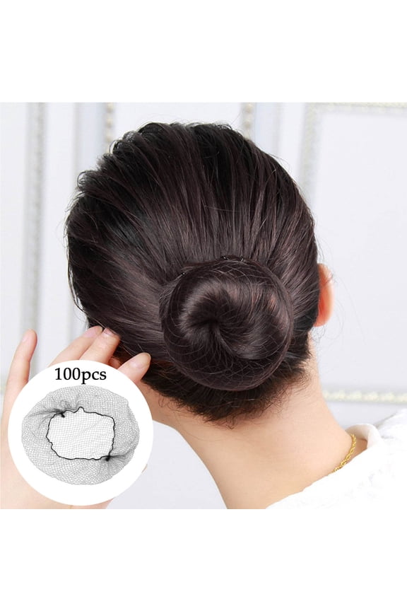 Mesh Hair 100 20 Inches Individually Wrapped Elastic Edge Hair Ropes For Women Bun Ballet Cooking