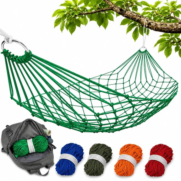 Mesh Hammock, Net Hammock for Outside Camping, 220 lb