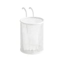 thumbnail image 1 of Mesh Hanging Pen Holder with 0.4in Hook, Metal Desk Organizer Cup, Multi-Purpose Hanging Pencil and Stationary Basket for Office, Cubicle, and Classroom, 1 of 5