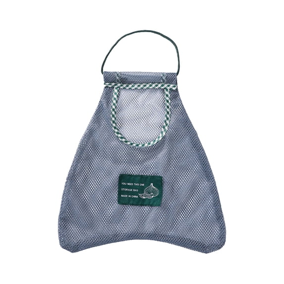 Mesh Hanging Storage Bag, Kitchen Organizer for Fruits and Vegetables, Wall Mount Multi-Purpose Breathable Net Bag, Durable Polyester Tote for Home Use