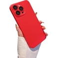 thumbnail image 1 of Mesh Heat Dissipation Phone Case with Lens Film, Frosted PC Case, Smooth Feeling, Drop and Shock Resistant for iPhone 15 14 13 12 11 Pro Max Plus XS XR 7 8 Phone Case (Red,iPhone 7/8), 1 of 8