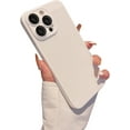 thumbnail image 1 of Mesh Heat Dissipation Phone Case with Lens Film, Frosted PC Case, Smooth Feeling, Drop and Shock Resistant for iPhone 15 14 13 12 11 Pro Max Plus XS XR 7 8 Phone Case (White,iPhone 14 Pro), 1 of 8
