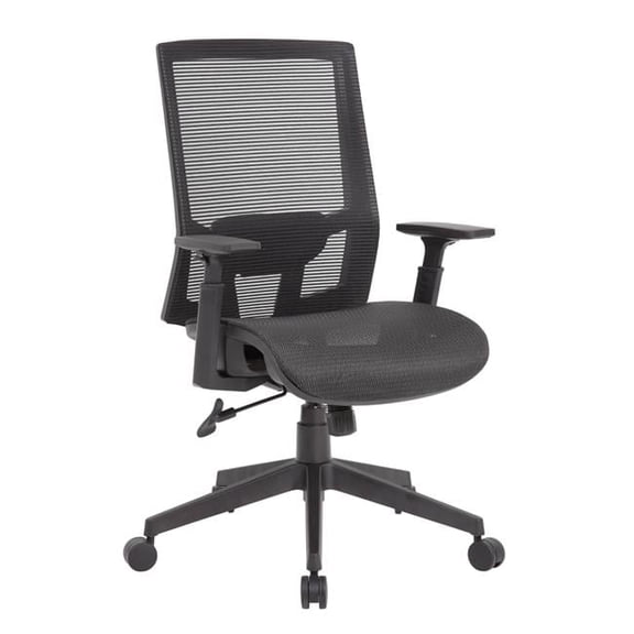 Mesh Height Adjustable Task Chair, Black