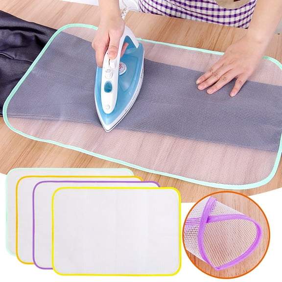Mesh Ironing Cloth Protector, Heat Insulation Ironing Pad, Scorch Guard Mesh Cover for Delicate Clothes