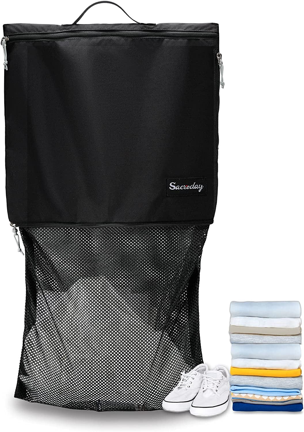 Mesh Laundry Bag Travel Bags-Small Hanging Wash Delicates Reusable ...
