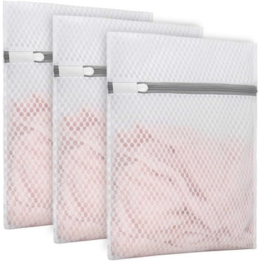 Mesh Laundry Bag for Delicates, Wash Bag for Underwear and Lingerie,3 Small