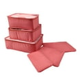 thumbnail image 1 of Mesh Laundry Bags 6-Piece Set Portable Large Capacity Luggage Bags for Travel with 3D Fabric & Multiple Sizes for Clothing Organization, 1 of 8