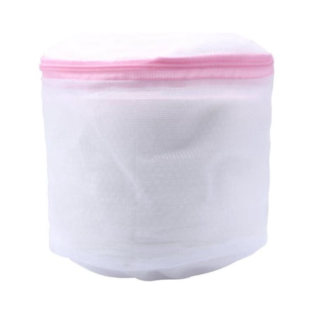 Mesh Laundry Bags for Delicates with Non Rust Zipper,Cartoon Printed Mesh Laundry Bag with Bracket,Foldable Bra Underwear Protector Bag,Lingerie Laundry Bags for Washing Delicates,5.31x6.10",White,