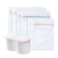 thumbnail image 1 of Mesh Laundry Bags for Delicates with Zipper, Travel Storage Organize Bag, Clothing Washing Bags for Laundry, Blouse, Bra, Hosiery, Stocking, Underwear, Lingerie--8 Set-2S,2M,2L,2Bra bag, 1 of 5