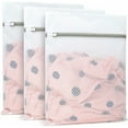 thumbnail image 1 of Mesh Laundry Bags for Delicates, 3Pcs Durable Washing Bags, Laundry Bag with Zipper for Travel & Separating Laundry, 20 x 24 Inches (3 X Large), 1 of 6