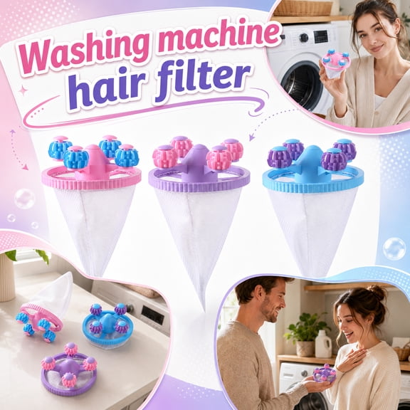 Mesh Laundry Bags for Washing Machine Pet Remover for Laundry 6 X 3.5 Inch Reusable Lint Catcher Tool for Household Laundry Care 1 Pack Blue