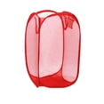 thumbnail image 1 of Mesh Laundry Basket,Laundry Hamper with Handles, Collapsible Clothes Basket for Travel, College, Dorm, 1 of 6