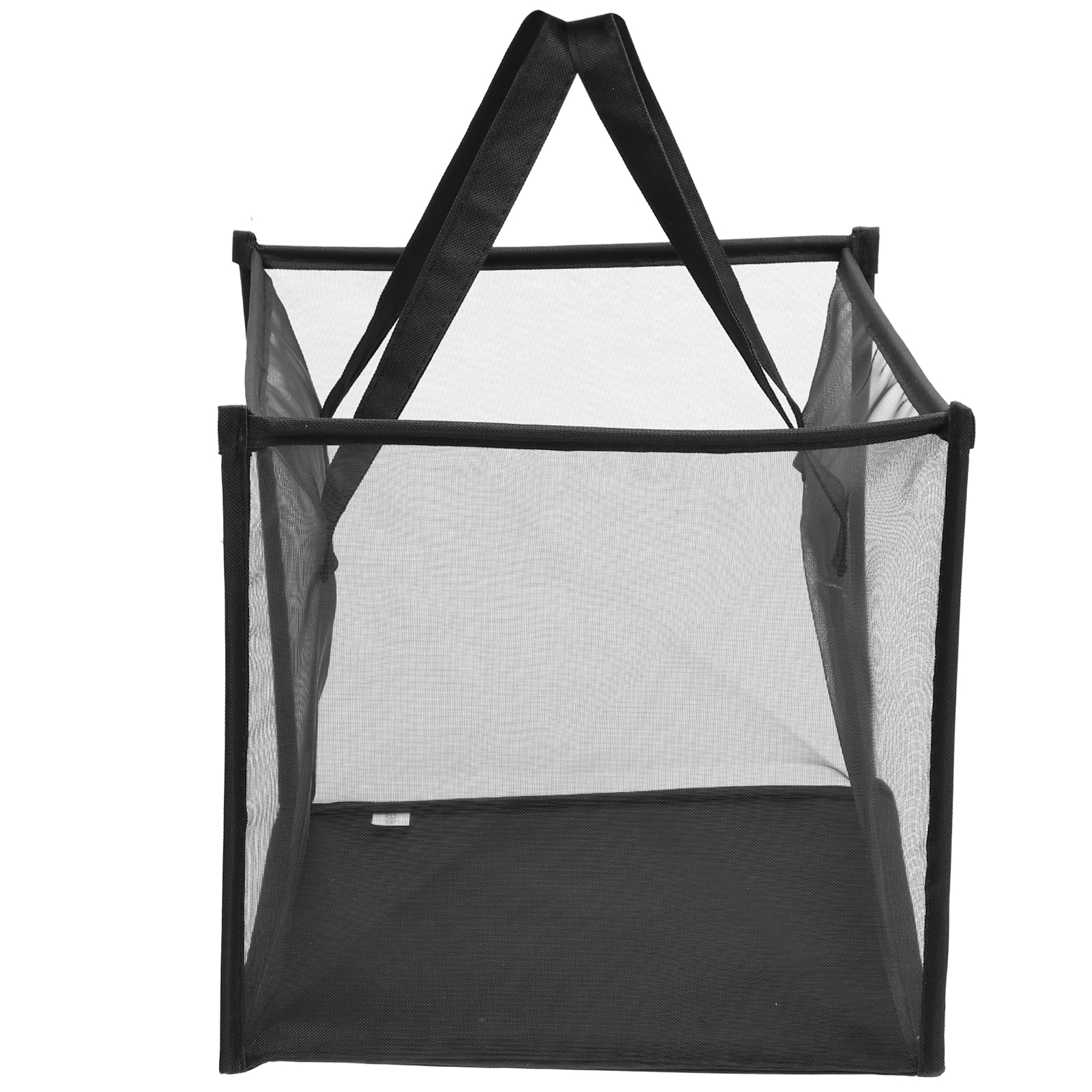 Mesh Laundry Basket Toys Fold Washing Folding Storage Crate Collapsible