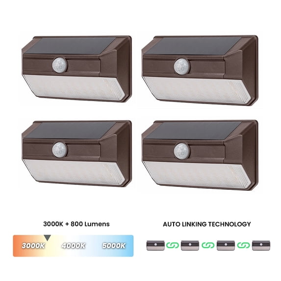 Home Zone Security ES00946G Bronze Mesh Linkable LED Lights