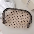 thumbnail image 1 of Mesh Makeup Bag Mesh Cosmetic Bag Purse Pouch Zipper Mesh Travel Bag Travel Purse Organizer Portable Pouch Bag Mesh Toiletry Bag for Home Office Travel Accessories, 1 of 5