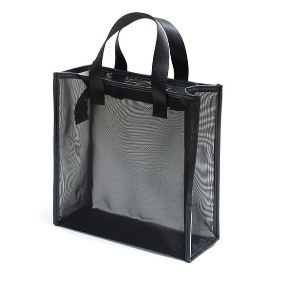 Mesh Makeup Bag Zipper Cosmetic for Case Travel Toiletry Bags Organize Supplies Daily Cosmetics Accessories for Women Men