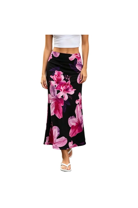 Mesh Maxi Skirt